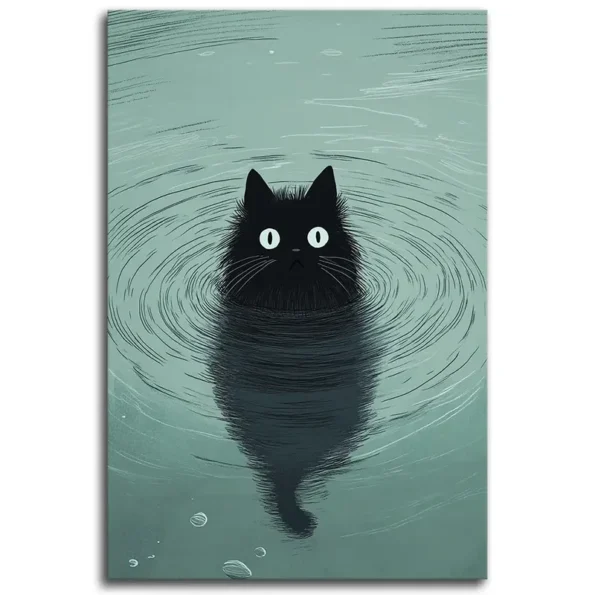 Floating Feline Wonder