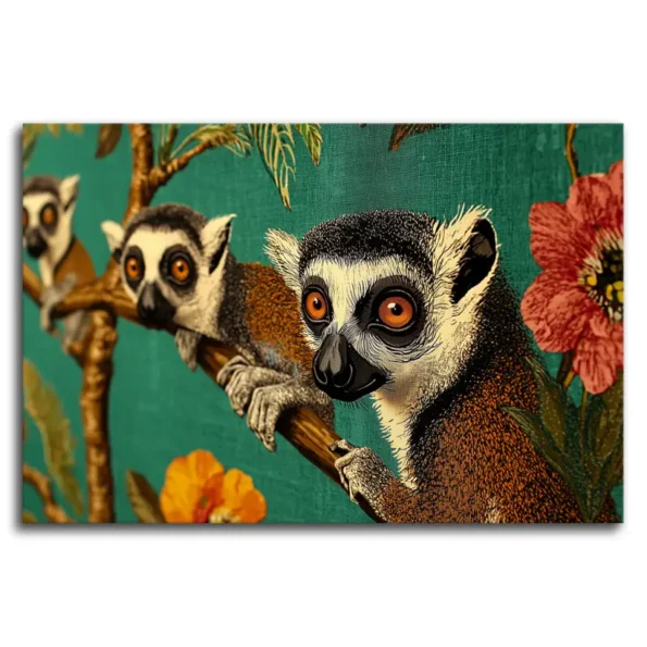 Lemurs in Full Bloom