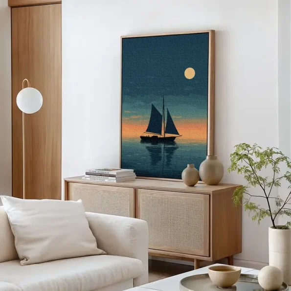 Sailing Into Serenity Wall Art - Sailboat Wall Art