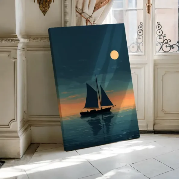 Sailing Into Serenity Wall Art - Sailboat Wall Art