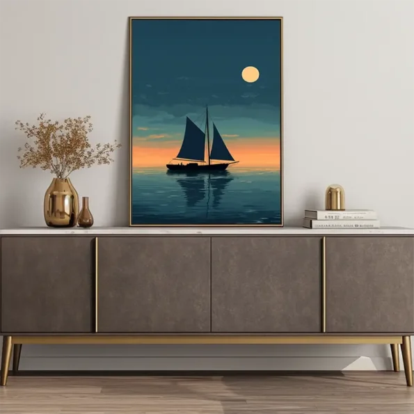 Sailing Into Serenity Wall Art - Sailboat Wall Art
