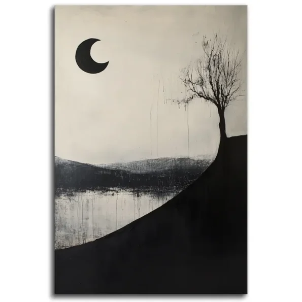 Silent Moonlit Reflection