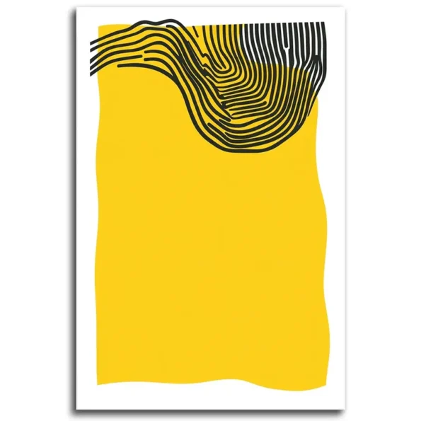 Wavy Yellow Symmetry
