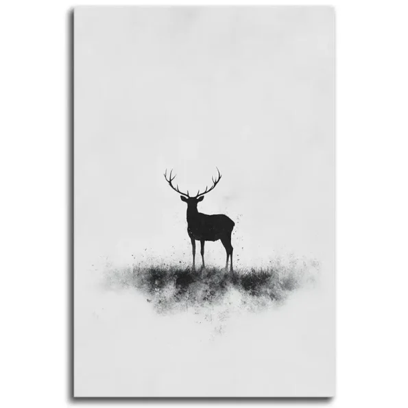 Whispers of the Forest Wall Art - Abstract Minimalist Wall Art