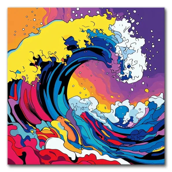 Catch the Colorful Wave