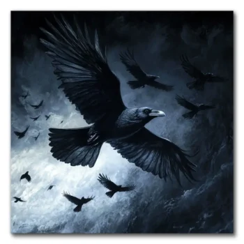 Caw-some Flight of the Crows