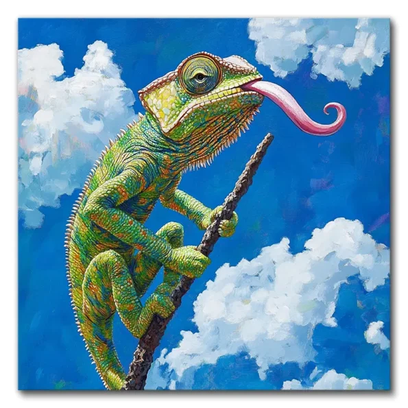 Chameleon's Big Stretch