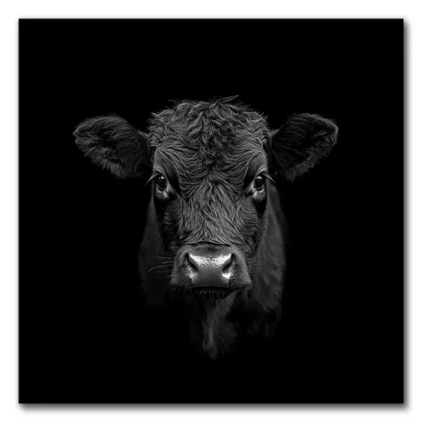 Charming Cow Who Knows What's Up
