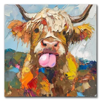 Cheeky Highland Cow