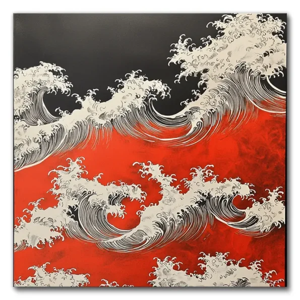Crashing Waves Like a Tsunami