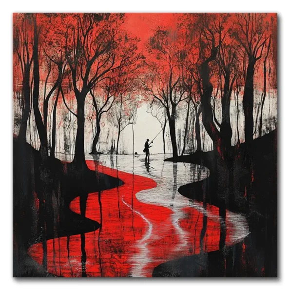 Fishing in a Blood Red Dream