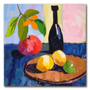 Fruits and Bottle Fiesta