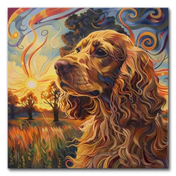 Golden Dreams of a Cocker Spaniel