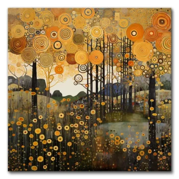 Golden Whirl of Nature