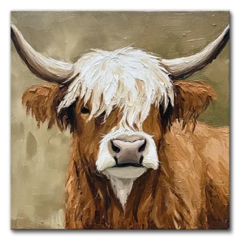 Highland Cow with Attitude