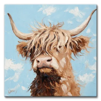 Highland Cow with Attitude