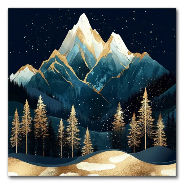 Majestic Winter Peaks