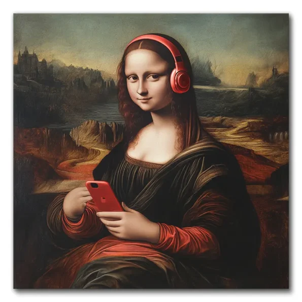 Mona Lisa's Modern Vibe