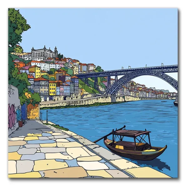 Oporto's Colorful River Escape