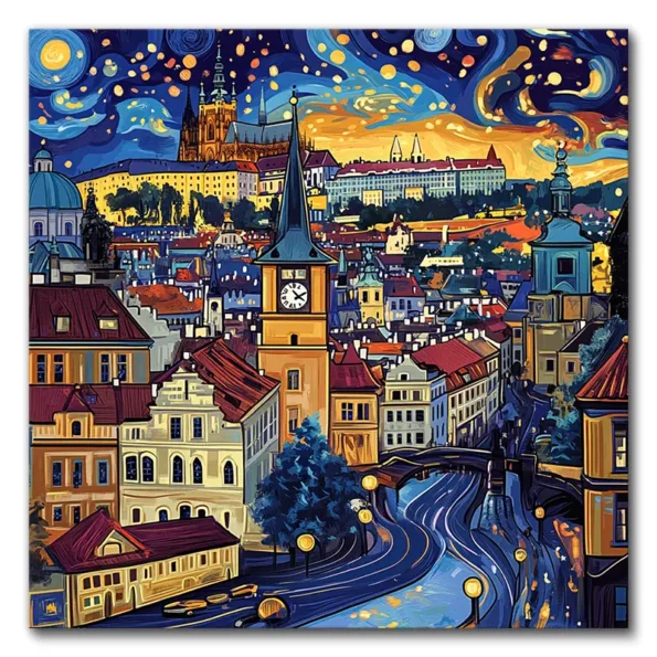 Prague by Night: A Skyline So Fine