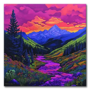 Purple Haze Among the Peaks
