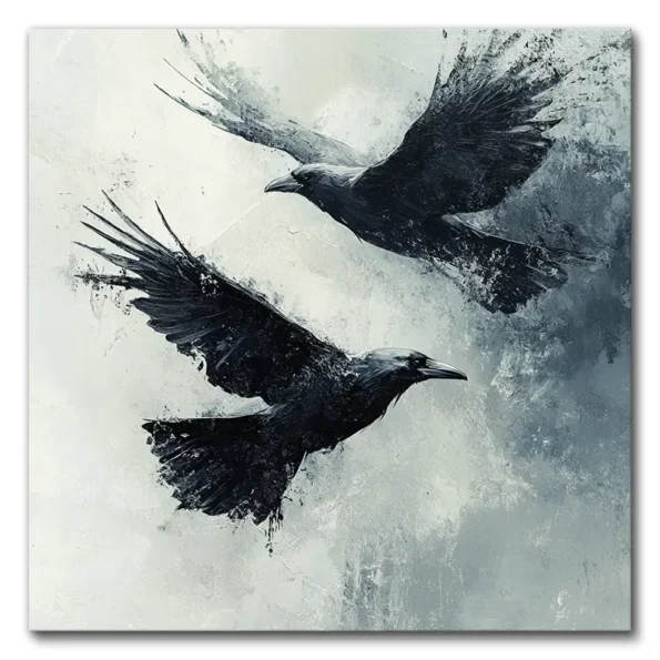 Ravens in Flight