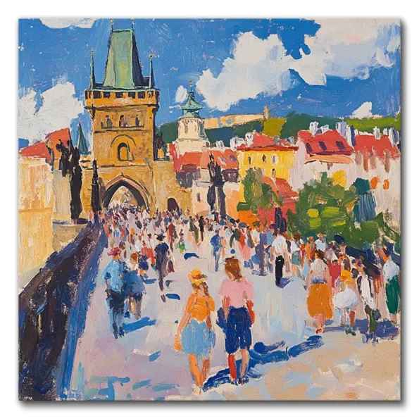 Sunny Strolls on Charles Bridge