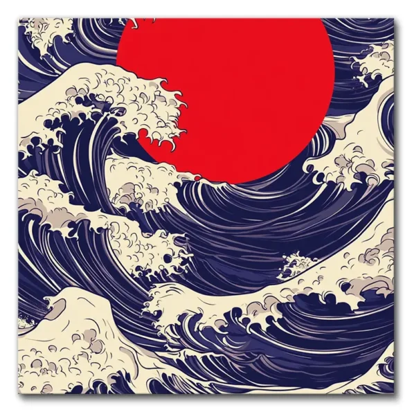 Waves and the Rising Sun