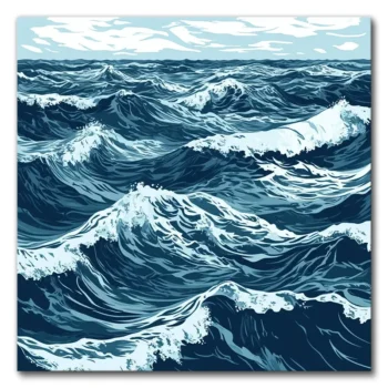 Waves of Calm Chaos