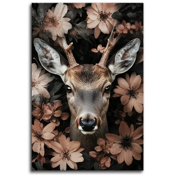 A Stag Among Blooms