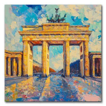Brandenburg Gate: A Toast to Color