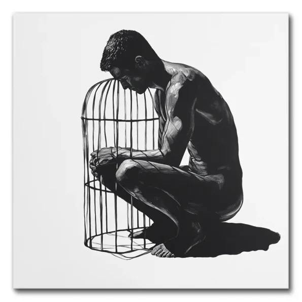 Caged in Reflection