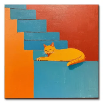 Catnapped on Steps