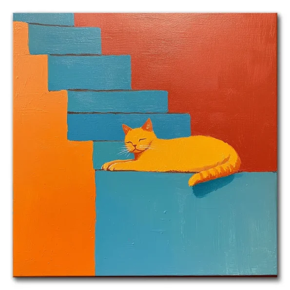 Catnapped on Steps
