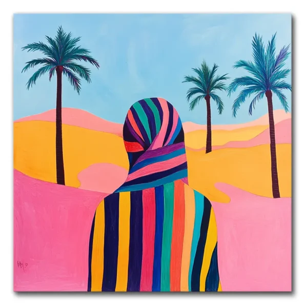 Colorful Journey Through the Desert