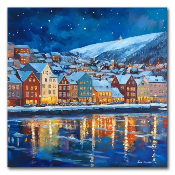 Colorful Reflections at Dusk
