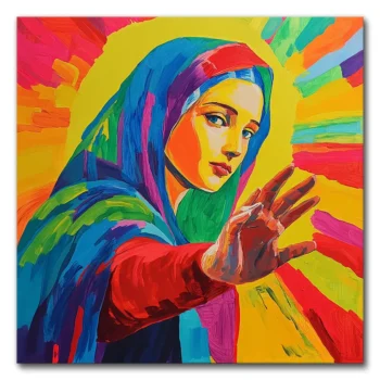 Colorful Reverence in Bold Strokes