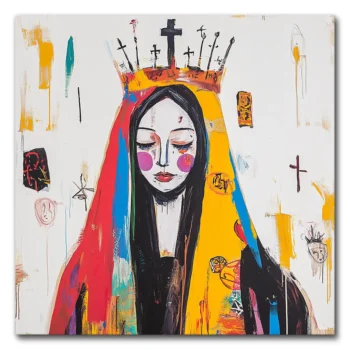 Crowned Serenity Meets Bold Chaos