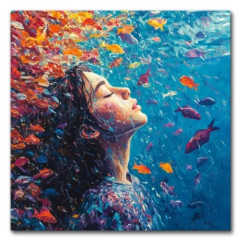 Drowning in Colorful Dreams