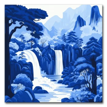 Feeling Blue: Nature's Embrace Wall Art