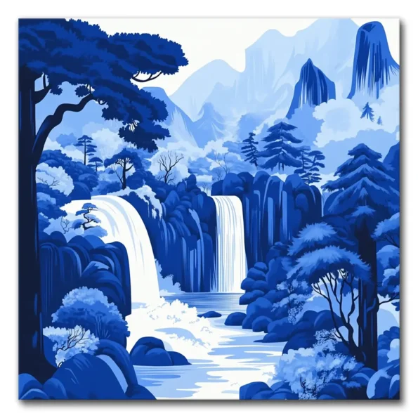 Feeling Blue: Nature's Embrace Wall Art