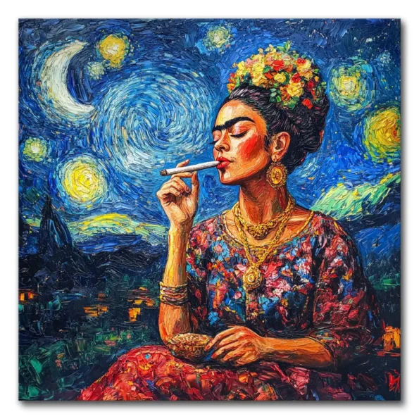 Frida in the Starry Night