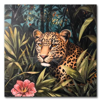 Leopard in a Jungle Escape