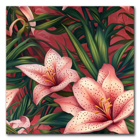 Lilies Lost in Neon