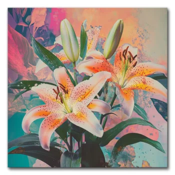 Lilly Flowers in Dreamy Color Explosion
