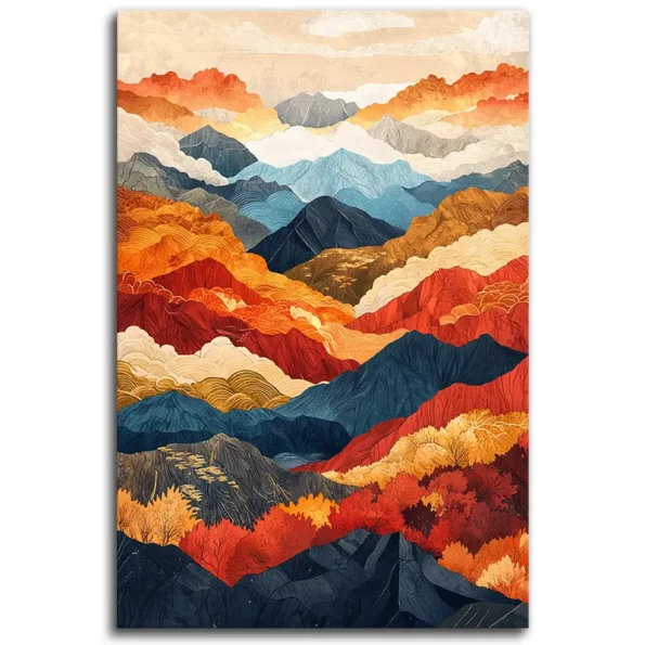 Mountains of Colorful Chaos