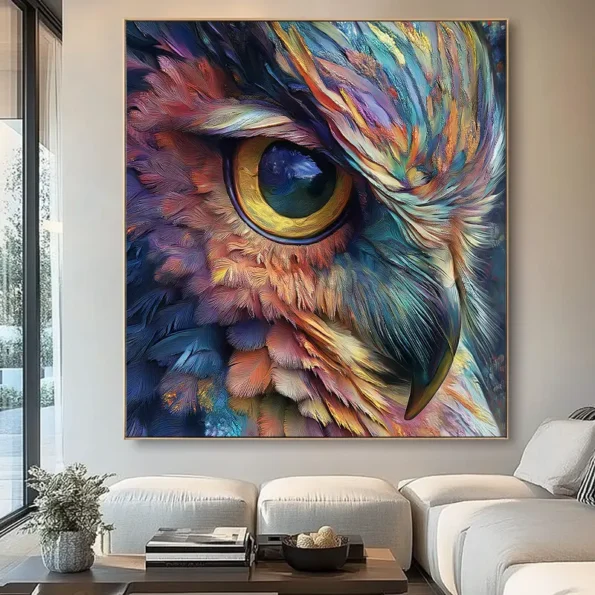 Owl Gaze, No Disguise Wall Art