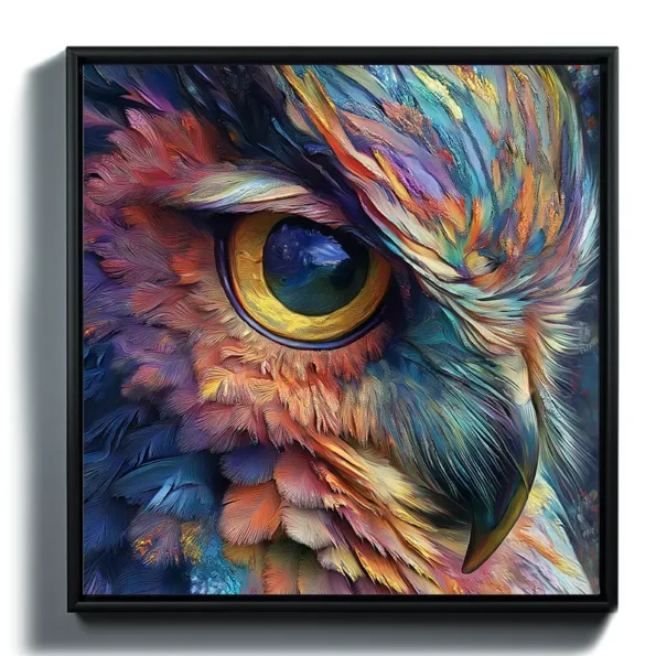 Owl Gaze, No Disguise Wall Art
