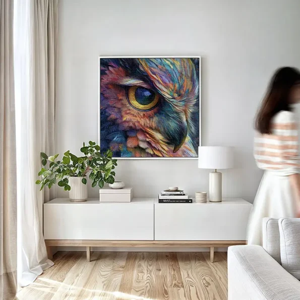 Owl Gaze, No Disguise Wall Art