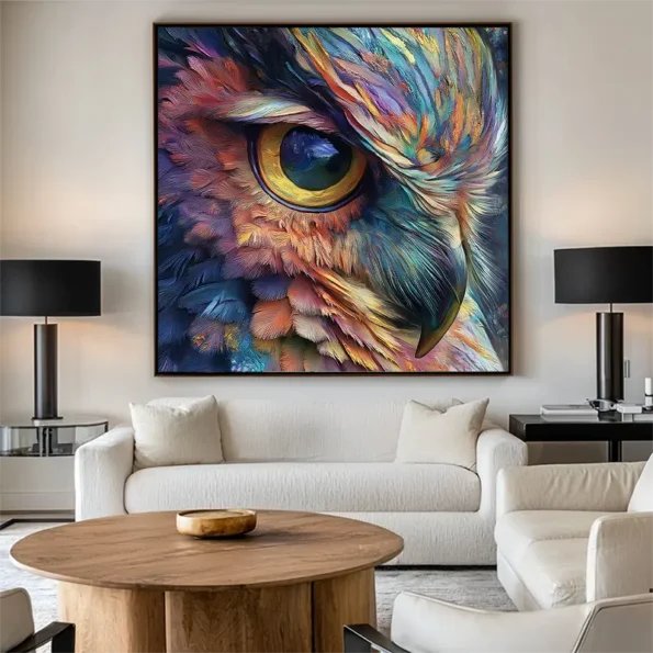 Owl Gaze, No Disguise Wall Art